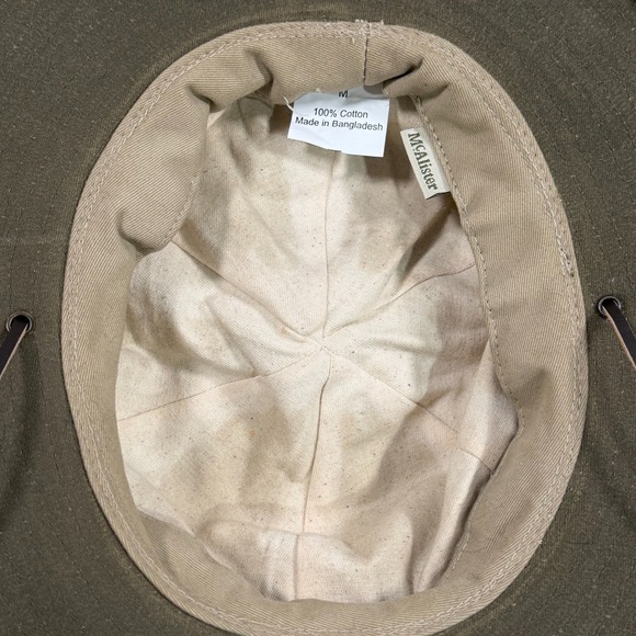 Mcalister Olive Green Waxed Canvas Drake Waterfowlers Hat Men's Size Medium - Picture 7 of 7